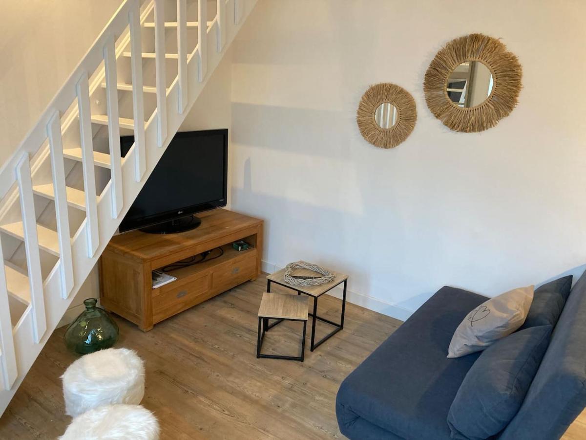 Appartement cosy en duplex à 50m de la plage Le Portel Buitenkant foto